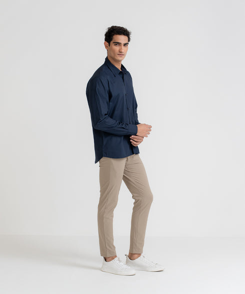 Men's Poplin Button Down Shirt